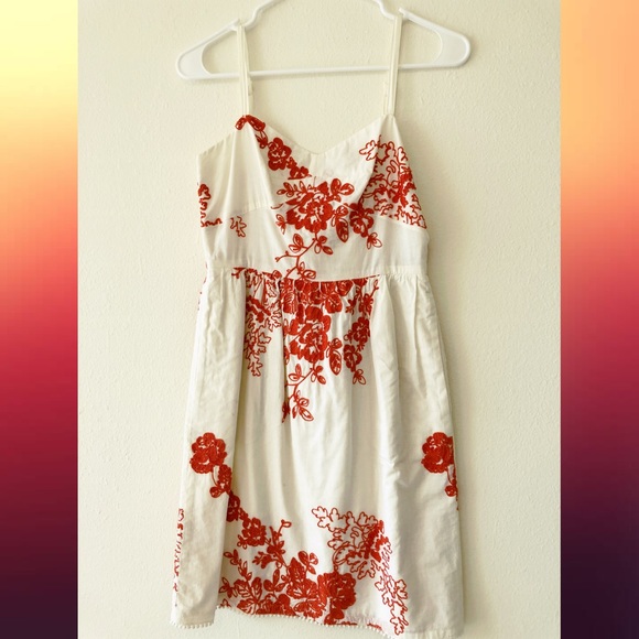 J. Crew Dresses & Skirts - J.Crew size 0 orange flowers sun dress